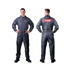 SATA 1202499 SATA SUIT BASIC, ΠΟΛΥΕΣΤΕΡΙΚΗ ΟΛΟΣΩΜΗ ΦΟΡΜΑ ΠΡΟΣΤΑΣΙΑΣ ΒΑΦΗΣ ΜΕ ΚΟΥΚΟΥΛΑ - L (ΓΚΡΙ)