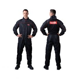 SATA 1204487 SATA SUIT STANDARD, ΠΟΛΥΕΣΤΕΡΙΚΗ ΟΛΟΣΩΜΗ ΦΟΡΜΑ ΠΡΟΣΤΑΣΙΑΣ ΒΑΦΗΣ ΜΕ ΚΟΥΚΟΥΛΑ - L (ΜΑΥΡΗ)