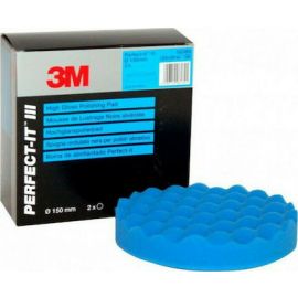 3M Perfect-it III Σφουγγάρι Γυαλίσματος Μαλακό Μπλέ 150mm 50388