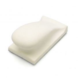 FLEXIPADS 93076W ΤΡΙΒΕΙΟ ΧΕΙΡΟΣ ΜΕ ΕΡΓΟΝΟΜΙΚΗ ΛΑΒΗ, 70MM X 125MM, HOOKIT (ΣΚΛΗΡΟ)