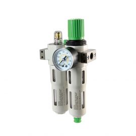 Maestro AERO4300-FRL-1/4 ΦΙΛΤΡΟΡΥΘΜΙΣΤΗΣ & ΕΛΑΙΩΤΗΡΑΣ 4300L/min,16BAR,40μ,22/30mL,209mm (ΠΡΑΣΙΝΟ)